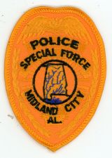 ALABAMA,MIDLAN CITY POLICE SPECIAL FORCE BADGE PATCH 1